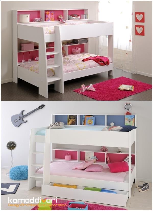 8| طراحی تختخواب با قفسه های یکپارچه شخصی
