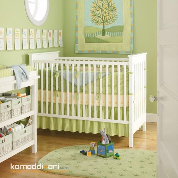 اتاق کودک با تم سبز